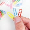 Creative cylindrical colored paper clips, document storage, office supplies, binding stationery, paper clips box wholesale Specification image